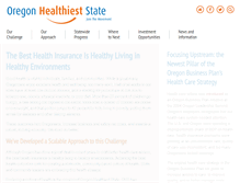 Tablet Screenshot of orhealthieststate.org